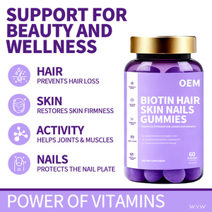 Gomitas de Biotina para Cabello, Piel y Uñas, Vitaminas y Extractos, Promueven el Crecimiento del Cabello, Más Fuerte y Más Largo, Venta al Por Mayor OEM - Product Image 3