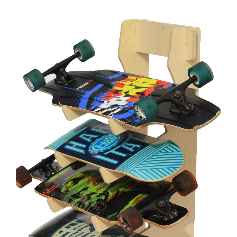 Apache Custom Oak Scooter Storage Display Rack Powder Coated for Custom Logo Floor Standing Unit Supermarket Use-Factory — view 6