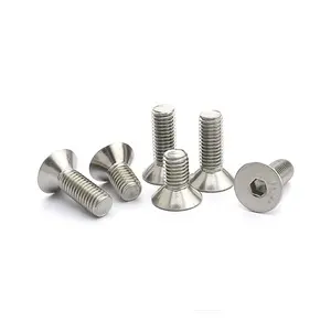 Stainless Steel DIN7991 Hexagon Socket Countersunk Head Screw