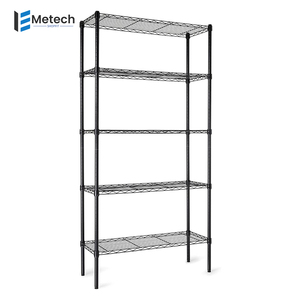 Estantería de alambre de metal de 5 niveles de alta resistencia Estante de almacenamiento de despensa ajustable comercialmente para el hogar y el almacenamiento de alimentos Estantería de garaje - Product Image 6