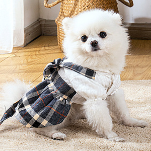 Ropa Ecológica para Mascotas, Falda de Princesa para Perros y Gatos con Lazo y Correa de Tracción, Vestido de Verano de Poliéster, <span class=keywords><strong>DEM</strong></span>/DOM Disponible - Product Image 4