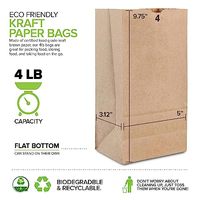 Sac en papier kraft personnalisé pour pain grillé, boulangerie, emballage de hamburgers