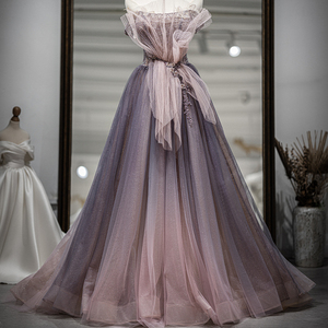 Robes de mariée élégantes Jancember RL125 en organza plissé, sans bretelles, à lacets - Product Image 1