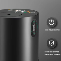 Diffuseur d'huiles essentielles sans eau portable, électrique, numérique, alimenté par batterie, rechargeable par USB, pour voiture