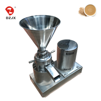 Machine de broyage colloïdal à haute vitesse DZJX pour la production de tahini, beurre de cacahuètes et pâte de piment, personnalisation, option d'alimentation automatique