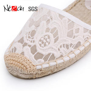 Nicecin <span class=keywords><strong>sandali</strong></span> con cinturino a testa tonda creativi stivali piatti in cotone con pizzo piatto scivoli moda donna casual <span class=keywords><strong>sandali</strong></span> con tacco basso per donna - Product Image 4