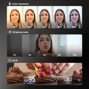NEEWER Anneau lumineux LED magnétique pliable pour selfie avec miroir pour Zoom, maquillage, photographie et enregistrement vidéo - Product Image 3