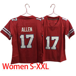2025 Herren 17 Josh Allen Buffalo Jugend Genähtes American Football Game Limited Trikot Shirts Damen VP Limited Football Trikot - Product Image 5