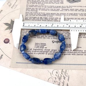Kindfull 뜨거운 판매 자연 치유 팔찌 도매 공급 업체 손으로 만든 <span class=keywords><strong>Kyanite</strong></span> 무료 양식 팔찌 손 장식 - Product Image 5