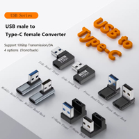 Adaptateur USB 3.0 à 90 degrés, mâle vers femelle, gain de place, JILIAN