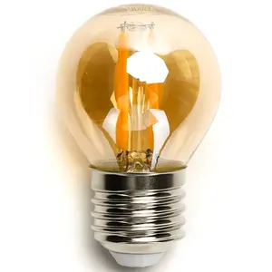 Ampoule LED à filament G45 E27 6W Mbar - Efficacité énergétique, lumière blanche, idéale pour la décoration et les ambiances chaleureuses. - Product Image 1