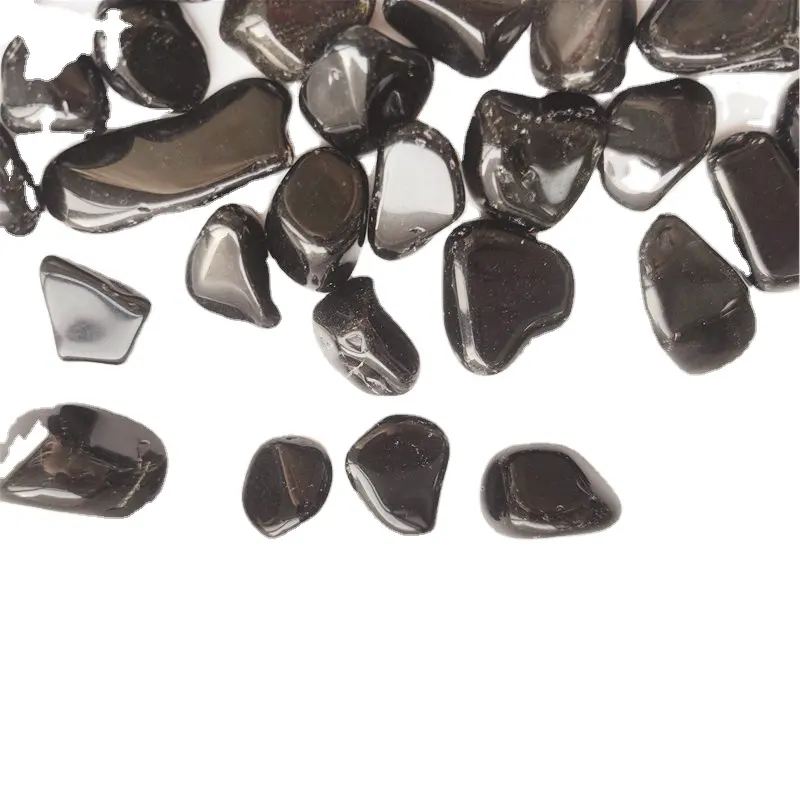 Doğal taş palmiye çakıl çakıl taşları enerji kristal 0.5-3 cm siyah obsidyen eskitme taşlar dekorasyon DIY