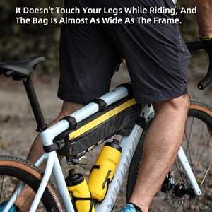 Échantillon Gratuit – Sacoche de Vélo Cylindrique Étanche en TPU Gris Neige avec Logo Personnalisé pour Guidon et Cadre Avant – Idéale pour le Cyclisme en Extérieur - Product Image 2