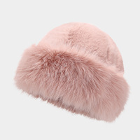 Chapeau Bob Hiver Chaud en Peluche SJ Personnalisé pour Femme, Casquette de Ski et de Pêche, Chapeau Bob Doux et Moelleux en Fausse Fourrure