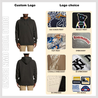 Personnalisable 450 Gsm Heavyweight Raglan Seam Hoodie Haute Qualité Polaire Drop Shoulder Cropped Baggy Fit French Terry Hoodie