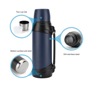 Bottiglia d'Acqua in <span class=keywords><strong>Acciaio</strong></span> <span class=keywords><strong>Inox</strong></span> da 2/2,5 Litri con Logo Personalizzato, Bottiglia Termica Isolata con Impugnatura, 2500ml, Tipo a Pressione, Adatta per Liquidi Bollenti - Product Image 5