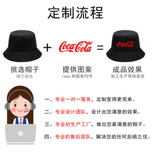 Custom Logo Summer Bucket Hat Pure Cotton Breathable Unisex Sun Protection Fisherman Hat Outdoor Casual Style - Product Image 5