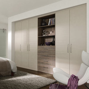 Nuovo Design porta scorrevole lacca di legno moderno bianco semplice <span class=keywords><strong>armadio</strong></span> domestico <span class=keywords><strong>dimensioni</strong></span> personalizzate - Product Image 4