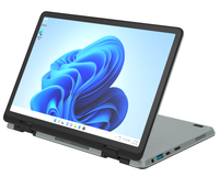 Ordinateur portable 2-en-1 ultra-fin 11 pouces avec écran tactile rotatif à 360 degrés, processeur Intel N150, idéal pour le télétravail, vente directe usine