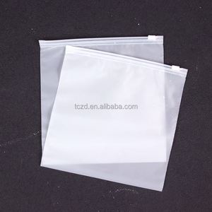 Custom Logo Resealable Poly Frosted Zipper Clothing <b>Bags</b> <b>Zip</b> <b>Lock</b> Plastic Clothing Packaging - Product Image 4