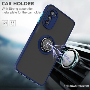 Funda de Silicona con Anillo para <span class=keywords><strong>Motorola</strong></span> <span class=keywords><strong>Moto</strong></span> G52 <span class=keywords><strong>G22</strong></span> G31 G6 G60S E5 E6 STYLUS GLPY G Power FAST ELE PLUS, Carcasa Rígida de PC - Product Image 3