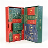 Boîte mystère 12, 24, 25 jours – Bon prix – Boîte vide pour calendrier de l'Avent surprise de Noël – Idéale pour café, bonbons, chocolats, cosmétiques
