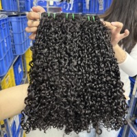 Extensions de cheveux humains ondulés profonds de 10 à 30 pouces, boucles Pixie, mèches de cheveux bouclés profonds, tissage de cheveux bruts