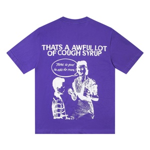 เสื้อยืดกันไอไซรัปของผู้ชายยี่ห้อดังพิมพ์ลายคลาสสิกแบบสแกนได้เสื้อแขนสั้นสำหรับผู้ชาย - Product Image 3