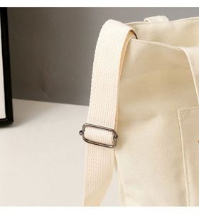 Low MOQ <b>Large</b> Capacity Reusable Beach Cotton Shopping Bag Fast Delivery Folding Style for Daily Travel Use with Custom Logo - Product Image 6