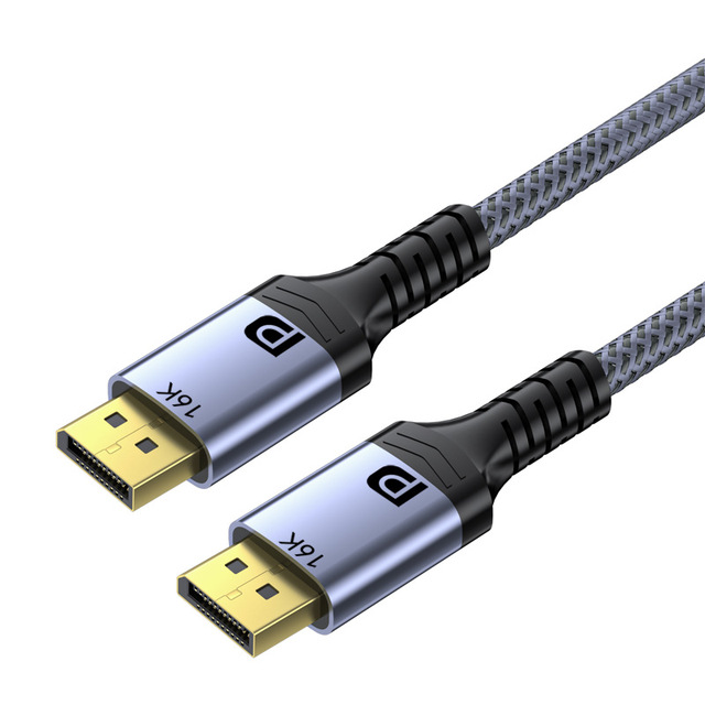 DP2.1 Cable 16K 60Hz 4K 240Hz Video Cable for Laptop PC Monitor TV Projector DP DisplayPort Connector