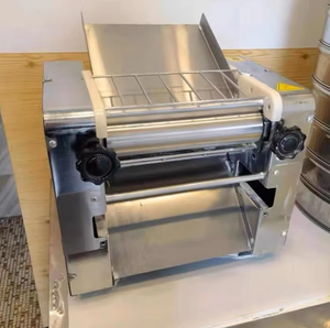 Commercial Desktop Stainless Steel Electric Automatic Dough Drum Noodle <b>Dumpling</b> Press <b>Machine</b> Core Motor Component 40 Pcs/Min - Product Image 3