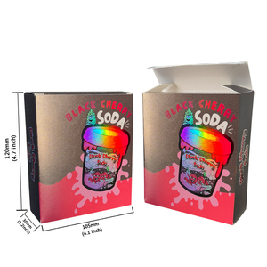 3.5g không thường xuyên hình dạng đặc biệt chết cắt túi Mylar dây kéo chết cắt túi Mylar với hộp - Product Image 4