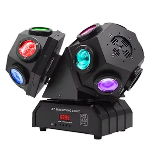 Lazer Light Laser 3 Heads 18pcs*10w Led Moving Dj Disco Laser Light for Night Club 80 Remote Control 360 Degree BEAM Light Stage