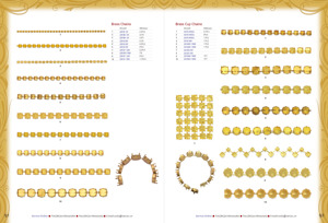 4 millimetri In Filigrana <span class=keywords><strong>Perline</strong></span> Ottone Grezzo Filigrana Bead Catena - Product Image 4