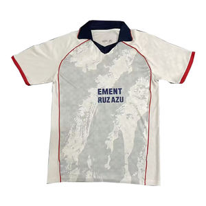 热销2025-26新款墨西哥十字蓝球衣足球高品质透气速干足球球衣 - Product Image 3