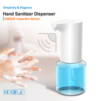 Dispensador de Jabón Líquido de Espuma Portátil OEM, Montado en Pared, Digital, Automático, Sin Contacto, para Lavandería, Hotel, Recargable, con Batería, Certificado CE
