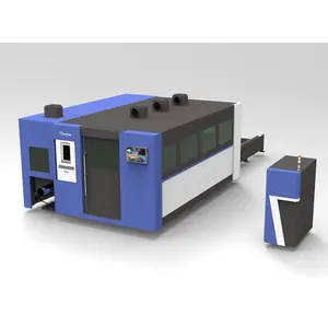 Máy cắt laser sợi quang công suất cao 6KW 10KW 12KW với nền tảng quay và trao đổi