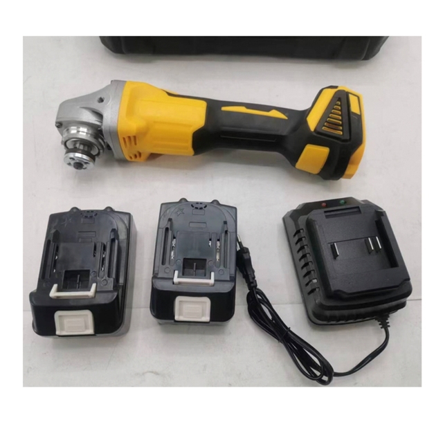 Grinding Machine With Lithium Battery 100/115/125mm Cordless Angle Grinder 21V Power Tools Set Brushless Electric Angle Grinder