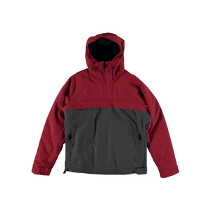 <b>Men</b> Spring Coated Canvas <b>Lightweight</b> Color Block Hooded Windbreaker <b>Jacket</b> Full Zip Breathable Waterproof Outdoor High Front - Product Image 2