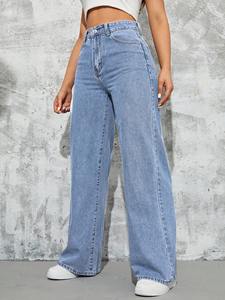 Meilleur jean en denim stretch délavé foncé à taille haute pour femmes pantalon moulant à fermeture éclair d'été avec motif 3D pantalon pour filles