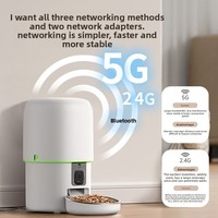 Distributeur automatique de nourriture pour animaux de compagnie avec surveillance vidéo à distance, programmable, alimentation programmée avec contrôle des portions pour chatons et chiots