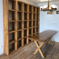 Mesa de comedor de madera maciza, muebles de tamaño personalizado de nogal