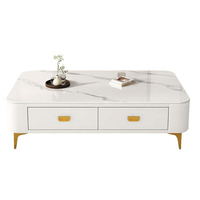 2025 nouveau salon ménage petite maison moderne Simple luxe plancher armoire café/thé Table