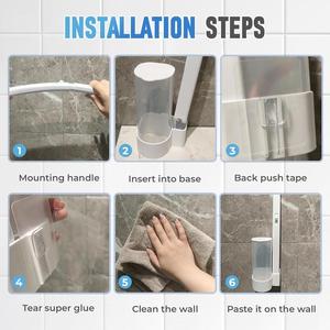Sistema de Limpieza de Inodoros Desechable al por Mayor, Kit Completo con Soporte y 6 Cabezales de Recarga para un Mantenimiento Higiénico del Baño - Product Image 2