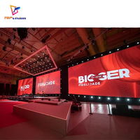Pantalla LED Interior TOPvision P1.86 a Todo Color de Alta Resolución para Sala de Reuniones