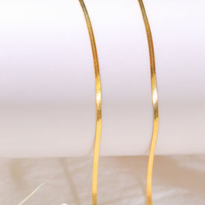 工場メーカーステンレス鋼18K金メッキツイストチェーンロープチェーンネックレスジュエリーリンクチェーンネックレス女性用 - Product Image 4