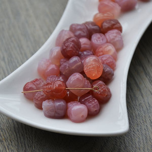 Colgante de ágata natural Pixiu, joyería tallada a mano para hacer pulseras, formas mixtas, un color aleatorio de Yanyuan - Product Image 3