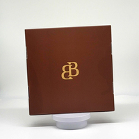 Caja de Envío Rígida de Cartón Corrugado Marrón Personalizada con Relieve, Laminado Mate, Brillo, Bronceado y Diseño Floral para Comercio Electrónico