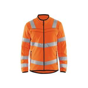 BLAKLADER-Chaqueta de microforro polar de alta visibilidad 494110105300M Naranja-EAN 7330509509791 ROPA DE TRABAJO DE 2017 - Product Image 1