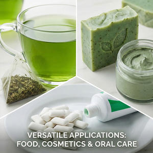 Natuurlijk pepermuntbladpoeder (menthol, muntflavonoïden) Gezondheidsvoeding Koelend Verzachtend Frisse Adem Bak ingrediënt - Product Image 6